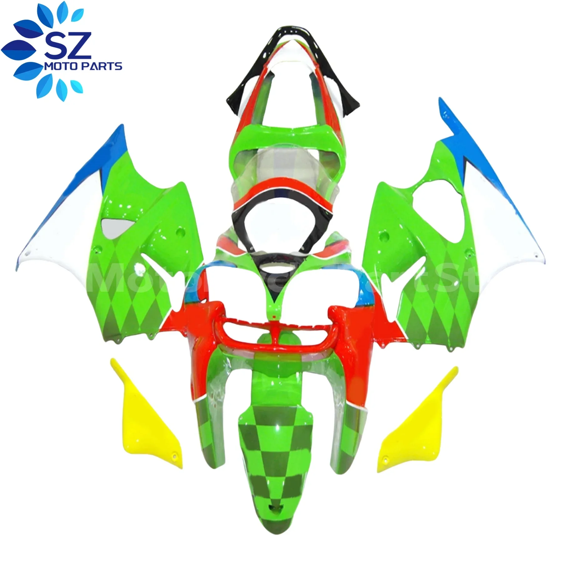 جديد ABS دراجة نارية كامل الهدايا المجمعة صالح لكاواساكي ZX-6R ZX6R 636 2000 2001 2002 00 01 02 مخصص Fairings أطقم هيكل السيارة قذيفة