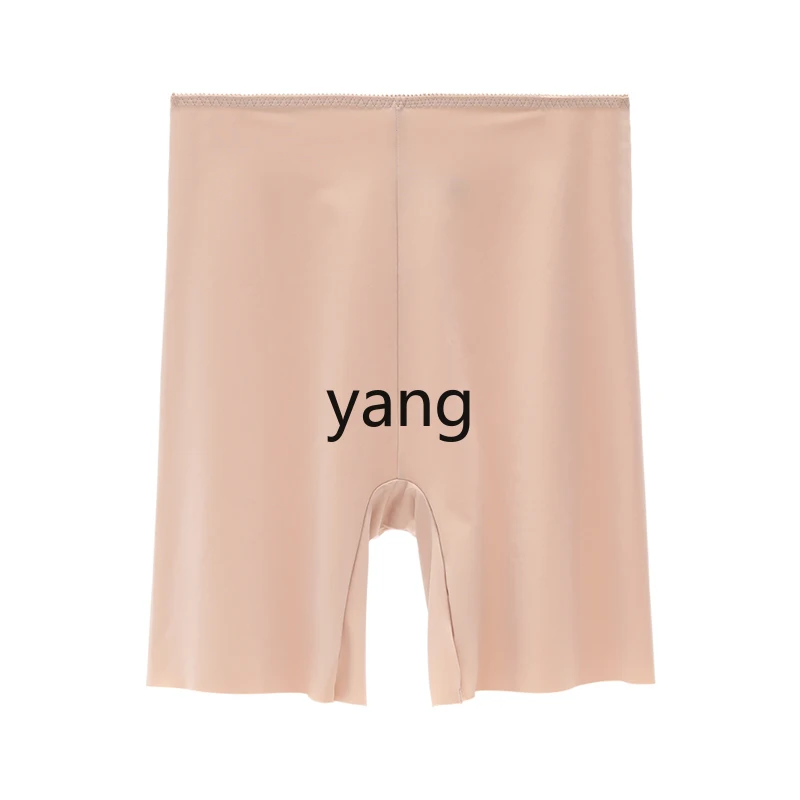 LMM seamless mid-waist boxers, free underwear, women's anti-light high-elastic leggings