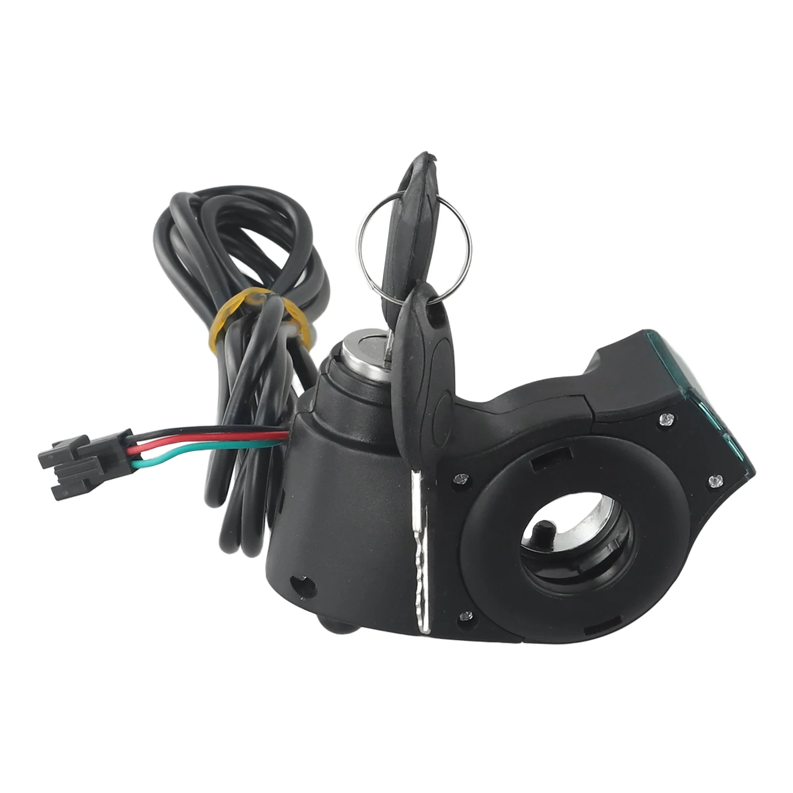 

Electric Scooter and E Bike Thumb Throttle with Power Switch Lock Key Real Time Battery Voltage Display 12V 84V