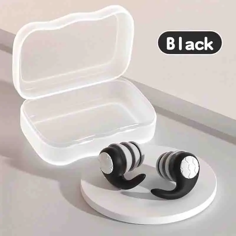 Soft Silicone Earplugs with Noise Cancellation, Earplugs for Sleeping,Waterproof, Comfortable To Wear, Suitable for Swimming