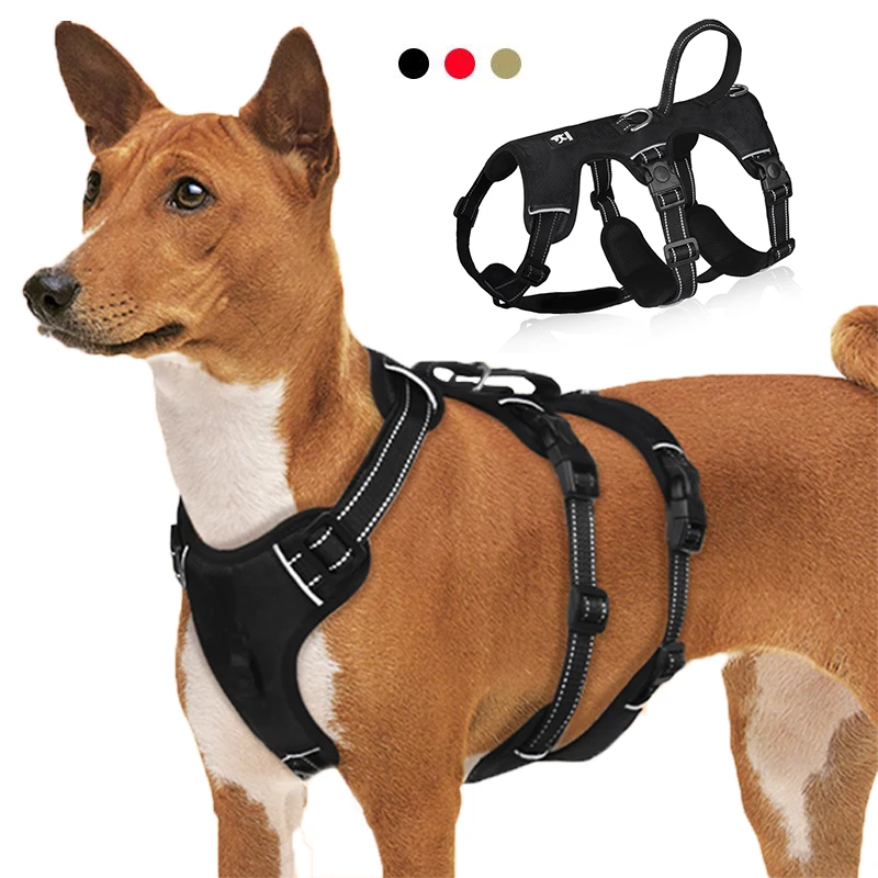 

Adjustable Big Dogs Harness for Small Large Dogs Reflective Vest Harness Labrador Chest Strap Husky Pug Walking Lead Dog Supplie