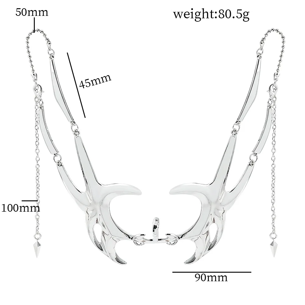 Cool Face Chain Mask for Men and Women y2k Halloween Face Cover Jewelry Mystery Accessory Dancing Party Role Play Masquerades - Image 6