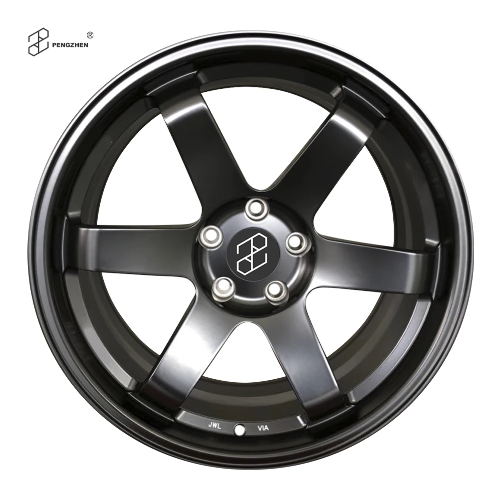 

PENGZHEN TE37 Dark Grey 5 Holes 20 21 Inch Forged 6061-T6 Car Rims for BMW