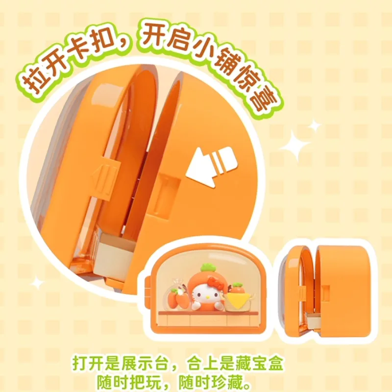 Moetch Hello Kitty Vegetable Grocery Series Blind Box Cute Mini Figure Doll Model Toys Collect Ornaments view 2