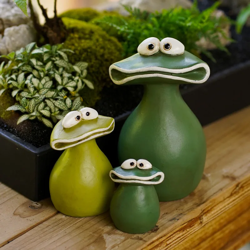 Cute Big Mouth Frog Home Desktop Fun Decoration Bedroom Living Room Tea Table Creative Resin Craft Atmosphere Decoration