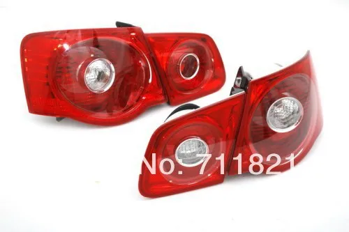 Non-LED Full Red Color Tail Light For Volkswagen For VW Jetta MK5