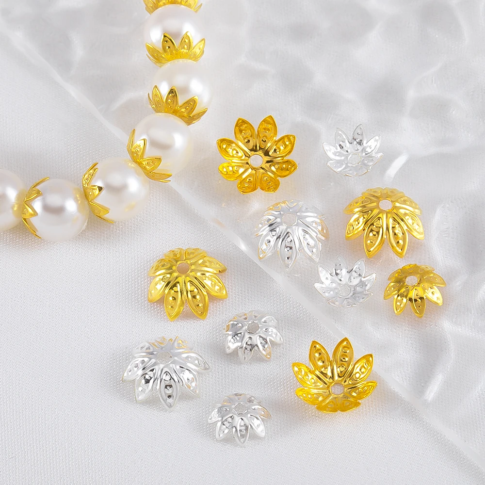 100/200 Stück Blumenperlenkapp – Bead Cap Flower Bewertung und Preis