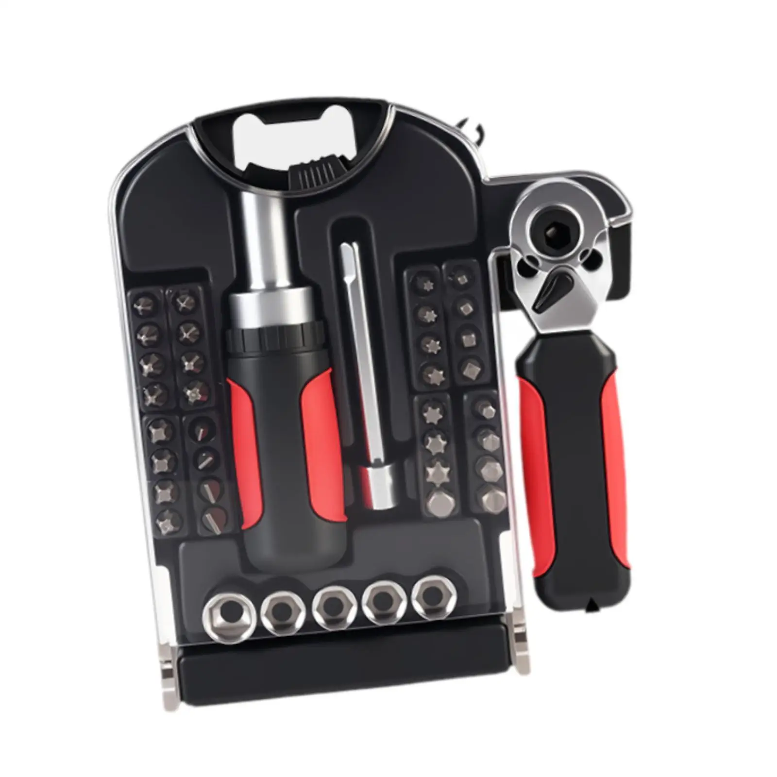 Socket Ratchet Wrench Set,Portable,Versatile,Sturdy,Ratcheting Screwdriver Basic Tool for Household Garage College Dorm Backyard