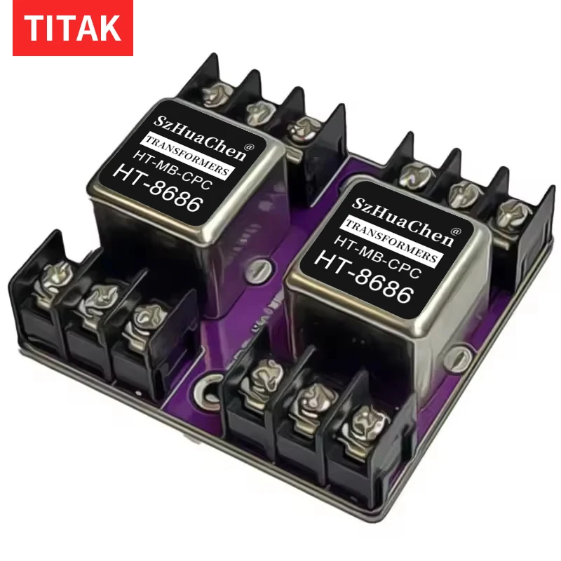 Permalloy Audio Signal Transformer 600:600 Balanced Unbalanced Conversion Audio Isolator 20Hz-20KHz for RCA
