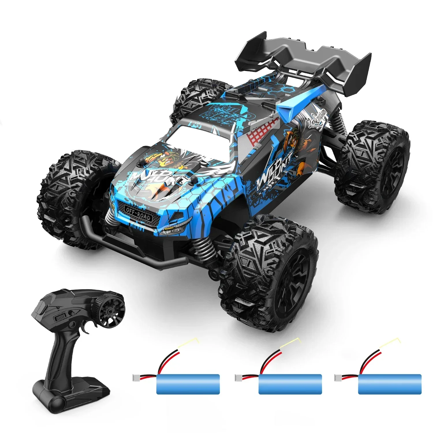 20KM/H Power Motor 2.4G 2WD RC Drift Car Big Size RC Truck Independent Shock Absorber Anti-Crash Car Vehical Adults Kid Toy Gift