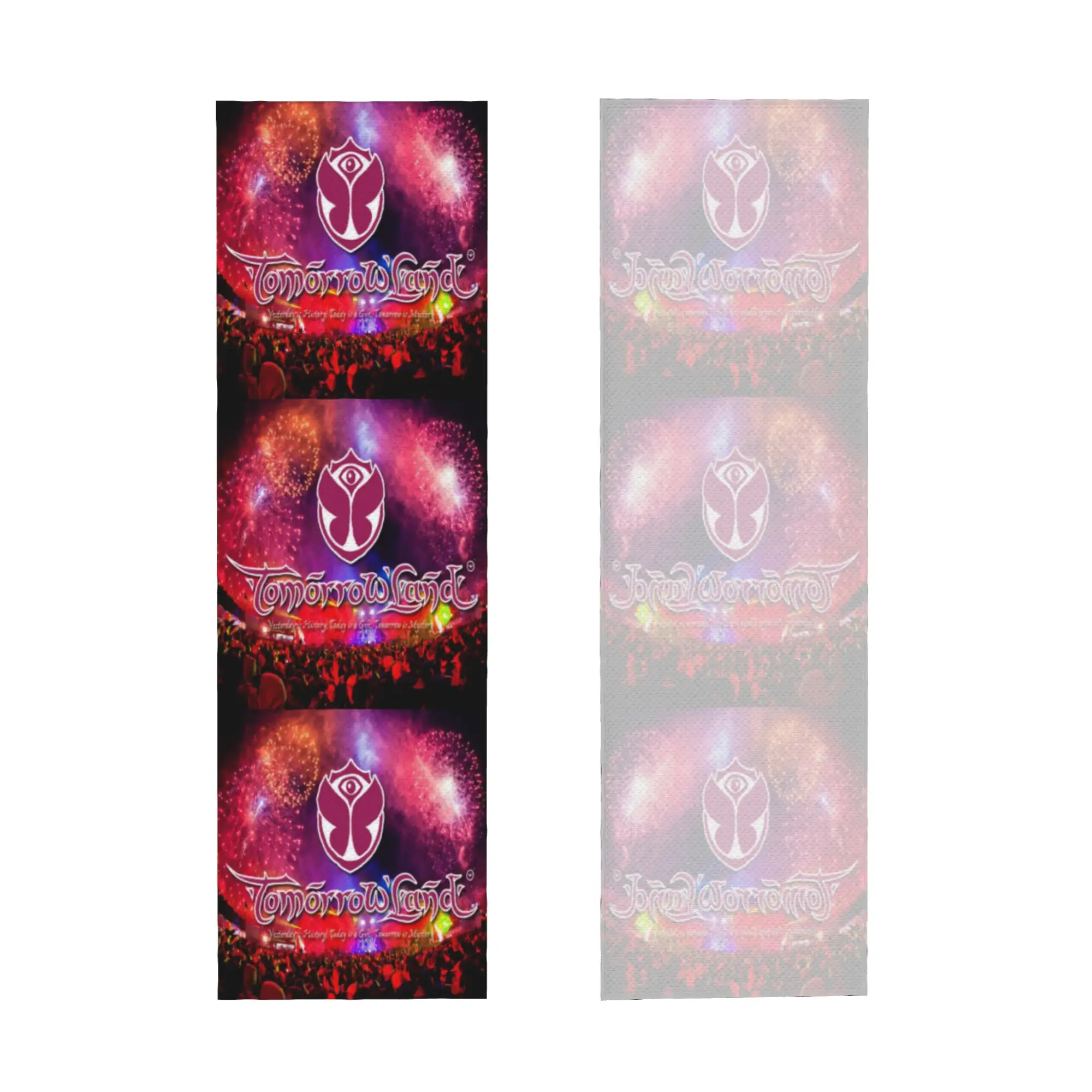 Tomorrowland Electronic Dance Festival Cold Exercise Towel Face Towel Quick Dry  Shower Breathable Cold Towel