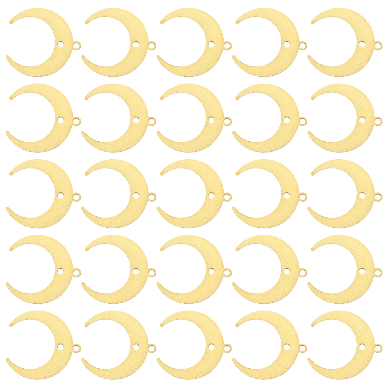 25pcs Shape Jewelry Findings Sturdy DIY Pendant Charms for Bracelets Necklaces Earrings Round Dark