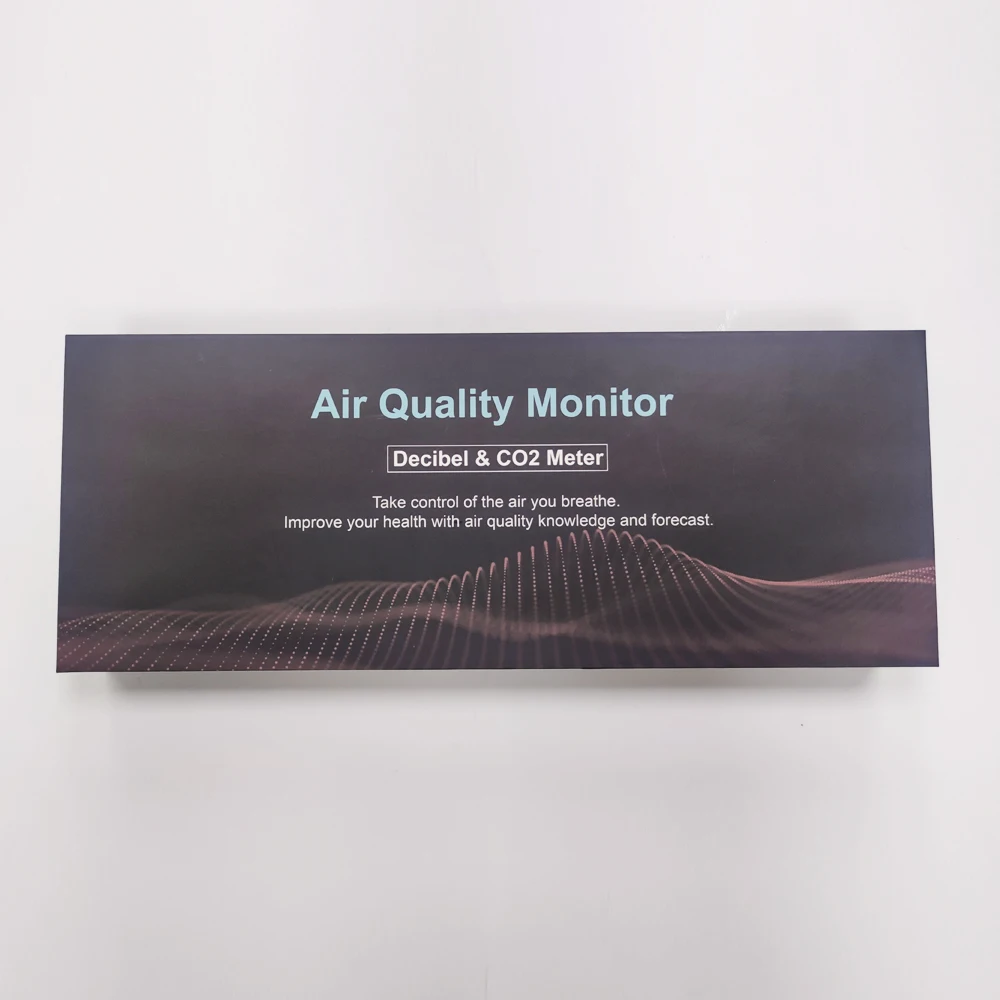 Detector de monitor de calidad del aire interior montado en la pared, medidor de Co2, detector de dióxido de carbono