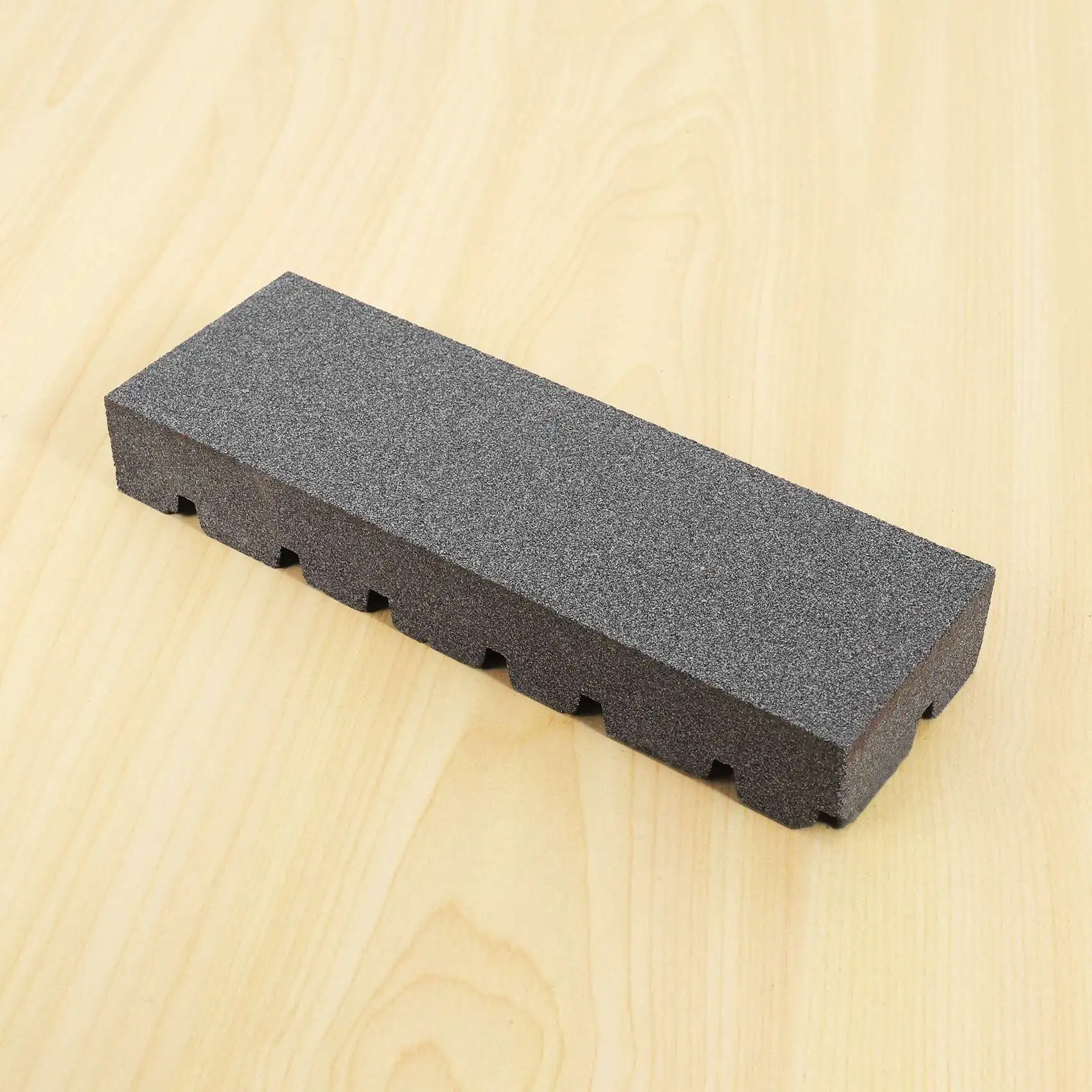 M04K デュアルグリット粗/細平ら石セット - 2 つの砥石平ら器 - 溝付き砥石フィクサー