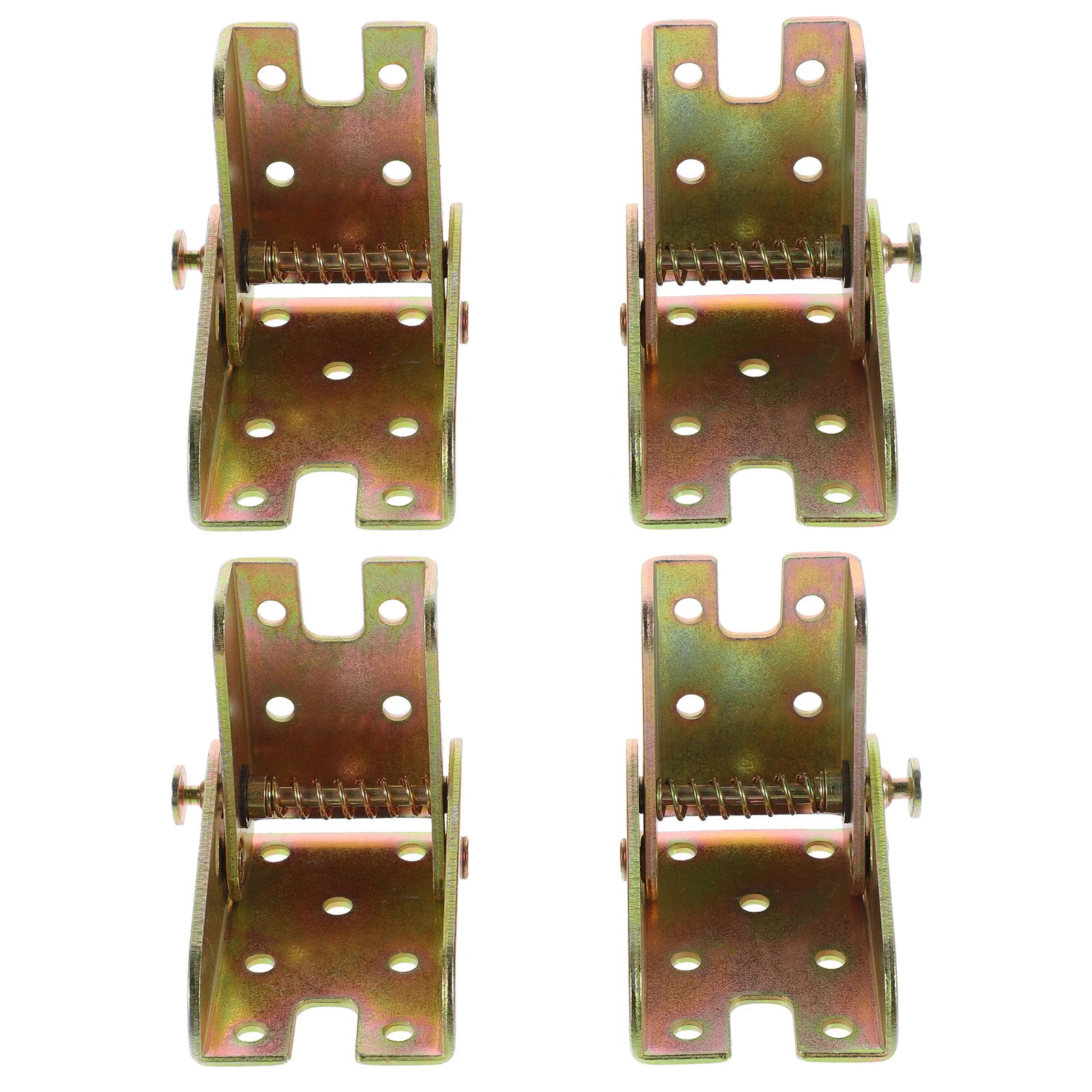

4pcs 90 Self Table Hinges Locking Folding Hinges Heavy Duty Desk Legs Brackets Foldable Metal Table Chair Hardware