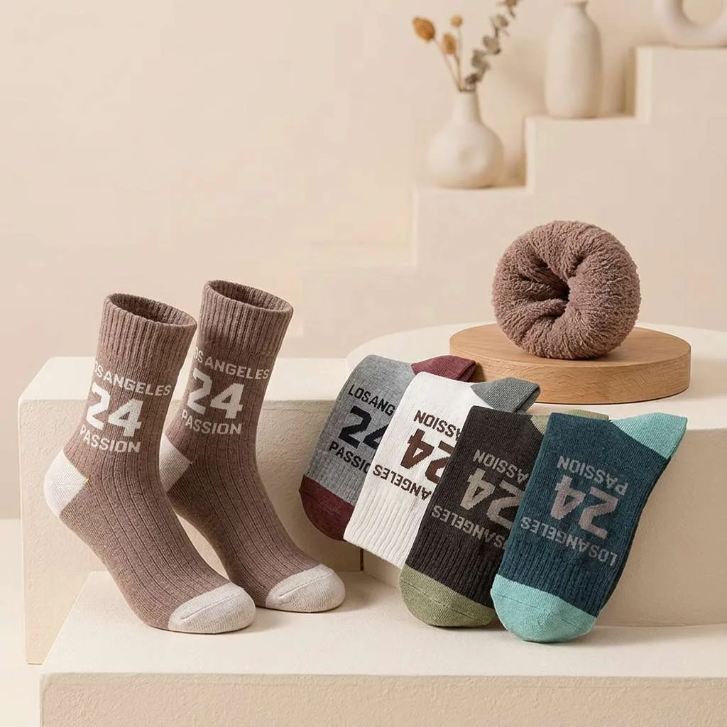 5 Pairs Boys Mid-Calf Socks, F - огляд і ціна Street Fashion For Boy