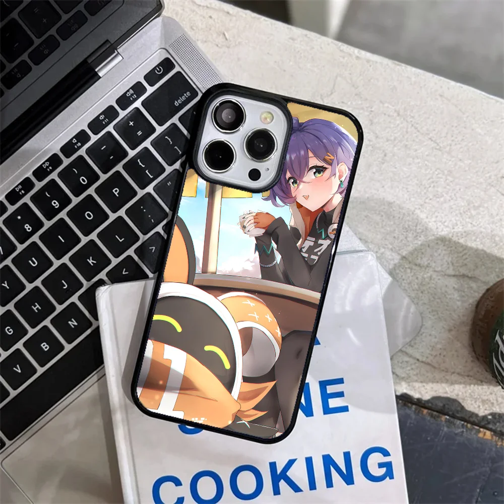 Game Anime Zenless Zone Zero Belle Phone Case Strong Magnetic For IPhone 15 14 13 Pro Max 11 12 Mini Alex Mirror For