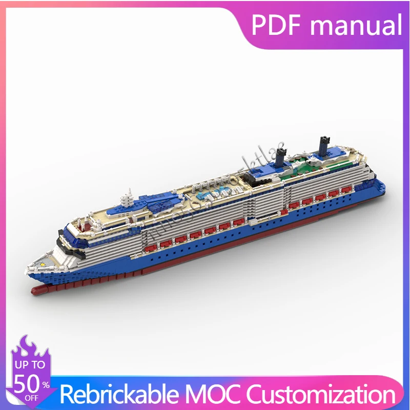 

3862 PCS Medieval Large Cruise Ship Modular Model Architecture Building Block Customize Diy Education Assembly Kids Toys Gifts