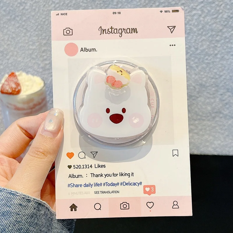 لطيف الكرتون هزة جرو حامل هاتف مغناطيسي حامل هاتف قبضة توك دعم آيفون ل Magsafe اكسسوارات الذكية توك #1