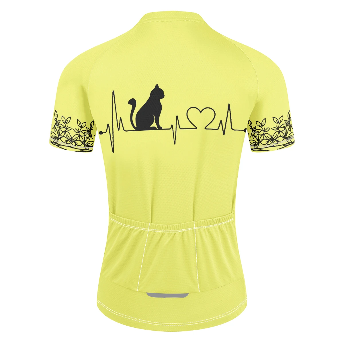 New cat heartbeat pattern cycling wear professional women\'s cycling wear mountain bike short-sleeved clothing