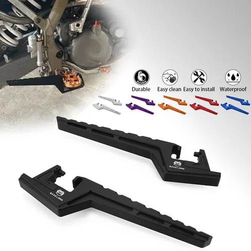 Imagen 1 del producto Para Surron light bee X/S X/L1E accesorios de motocicleta extensiones de clavija de pie de pasajero estriberas extendidas bicicleta todoterreno