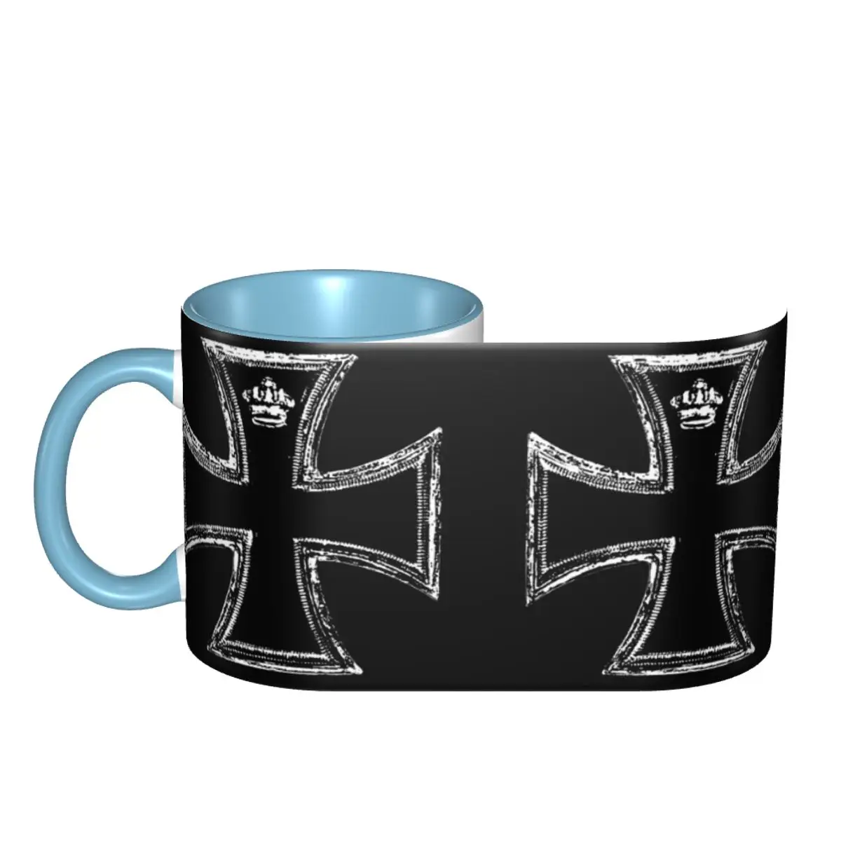 West Coast Iron Cross Choppers Mug Funny Ceramic Coffee Cups Tea Mugs Milk Cup Drinkware Gifts for Friends DIY Custom