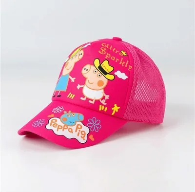 Peppa Pig 3-9 Years Old Baseball Cap Sun Cap George Sports Outdoor Hat Birthday Christmas Gift Children\'s Toys