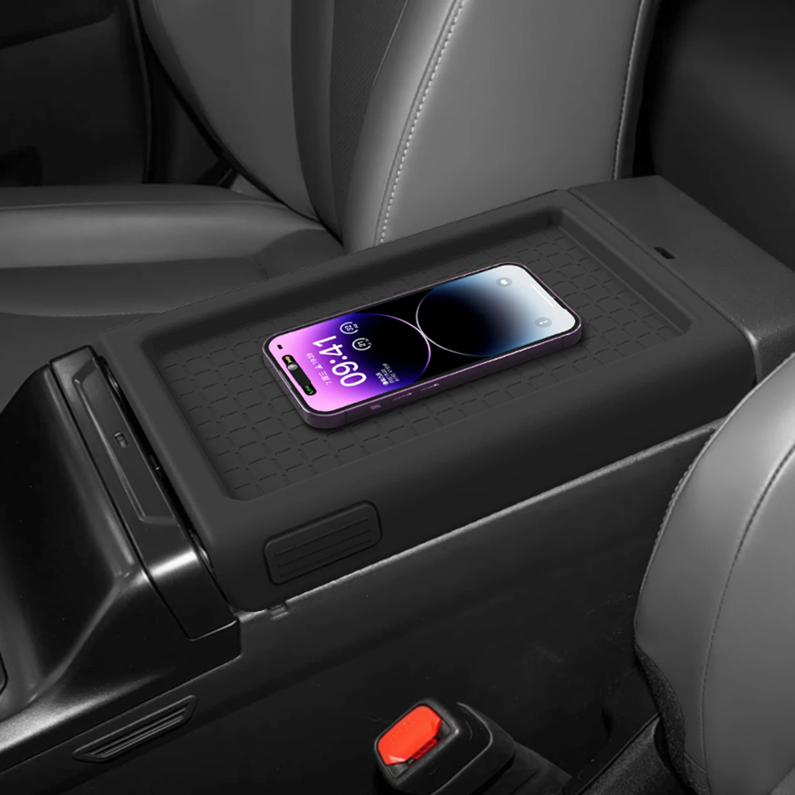 Smabee für Toyota RAV4 2026 Vollumfassende Armlehnenabdeckung Silikon Mittelkonsolen-Schutzdeckel Rutschfester Auto-Innenraum-Zubehör – Detail 2