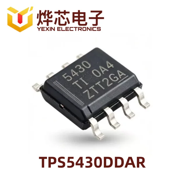 Tps5430Ddar Sop8 Brand New Original High-Current Output Pwm Converter, Integrated with Low-Resistance High-End N-Channel Mosfets, Available for Sample Testing and Mass Production