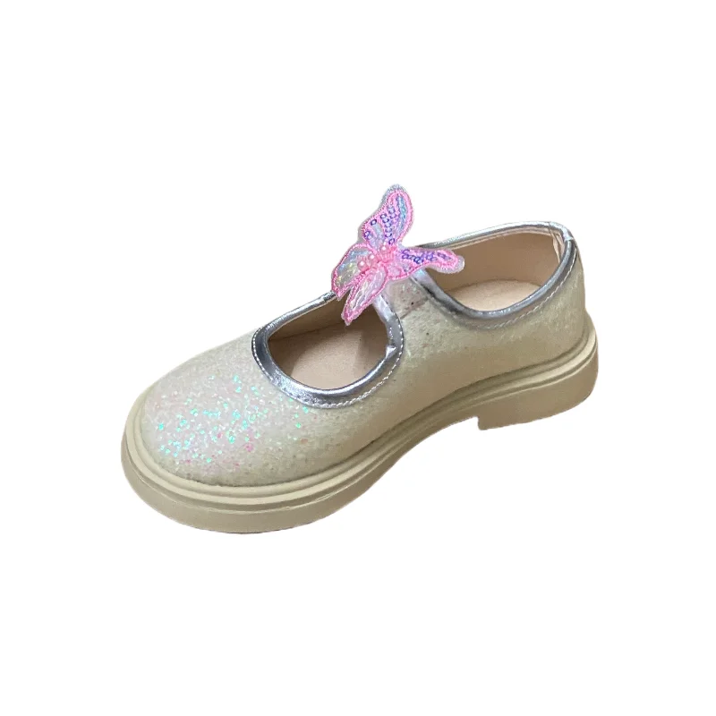

Jinyu Fashion Girls Leather Princess Shoes Sparkle Fashion Performance Dance Casual Attractive Children's Footwear Animal Shape