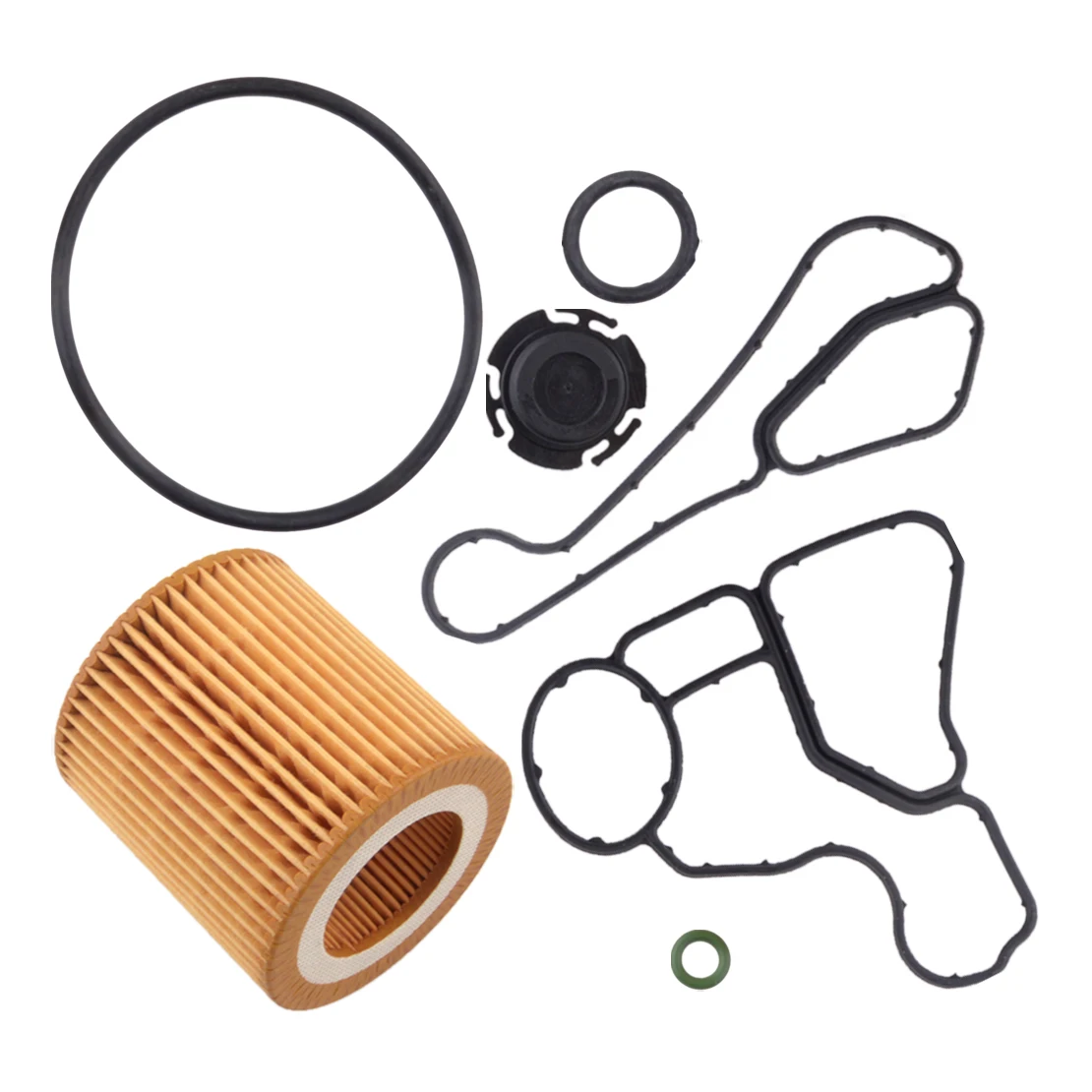 1142863782120 11428637821 11427566327 11427525335 Oil Filter Housing Gasket Cooler Seal Kit 11428637820 11427537293 Fit for BMW