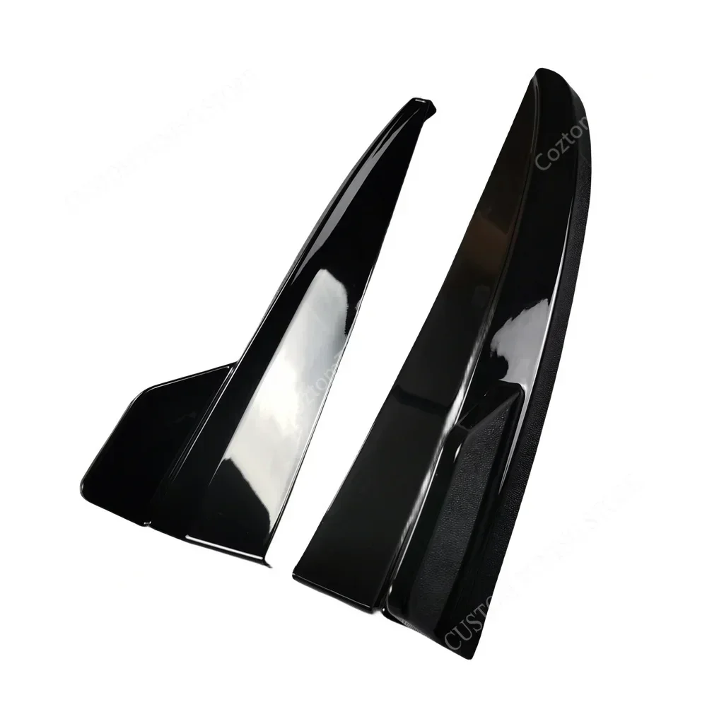 For Mercedes W205 Rear Bumper Side Splitter C-Class C300 C300d C43 C63 AMG Line Rear Bumper Diffuser Skirts Bodykits Tuning