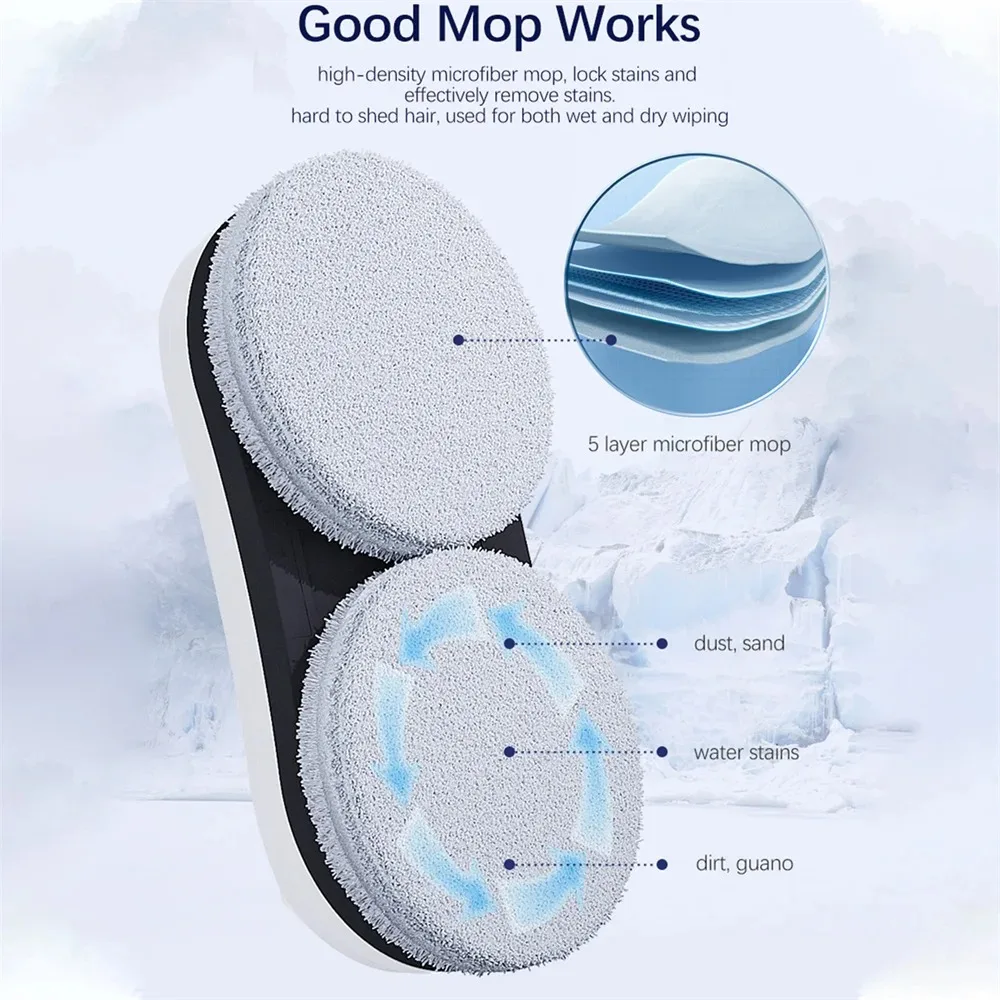 Automatic Window Cleaning Robot Electric Window Cleaning Glass Cleaner Double-Sided Remote Control Window Cleaning Machine