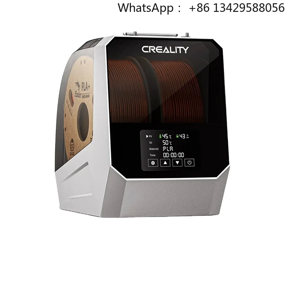 

Crealit Space Pi Upgraded Filament Dryer Plus 2 Spools 360° Hot-Air Heating 45℃-70℃ Temperature Adjustment New Condition