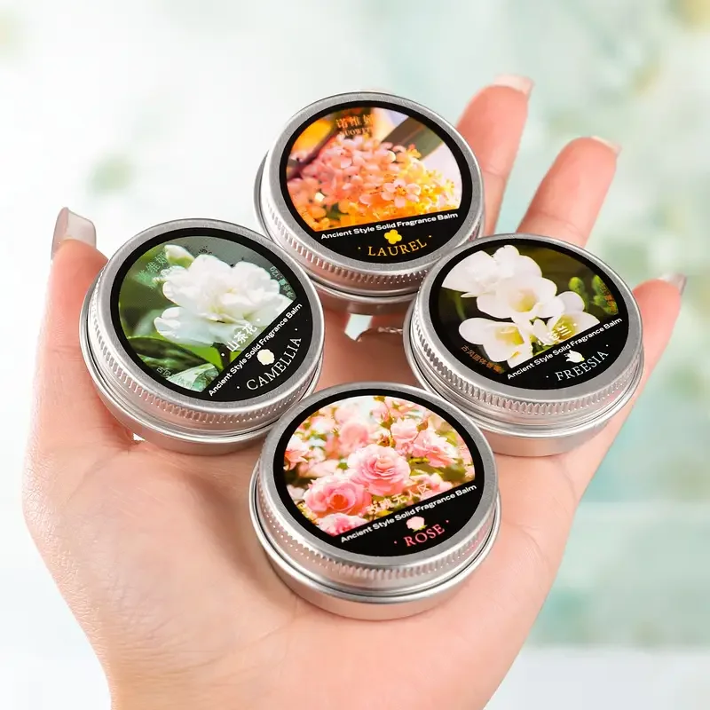 Balsem Beraroma Gaya Kuno, Dirancang untuk Pria dan Wanita, Tahan Lama, Wangi Menawan, Hadiah Hari Valentine yang Ideal