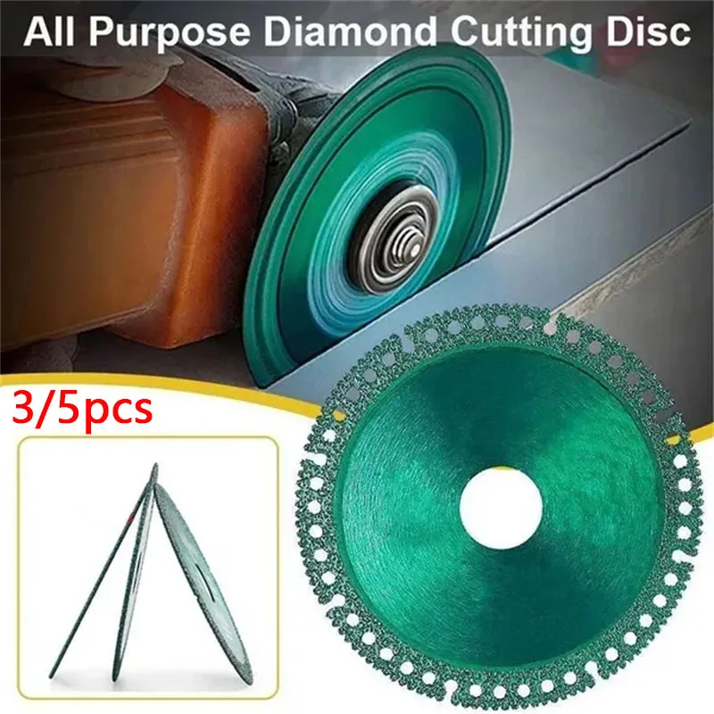 

3/5pcs Composite Multifunctional Cutting Saw Blade Ceramic Tile Glass Cutting Blade Cutting Tile Marble Slate PVC Pipe Wood