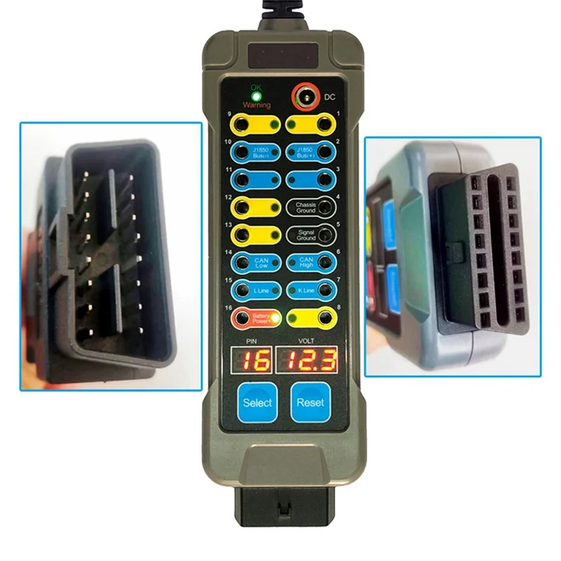 M93K-السيارات سيارة كسر صندوق obdii Obd اندلاع صندوق كاشف بروتوكول السيارة سيارة Obd2 واجهة مراقبة السيارة مع دبوس خارج صندوق
