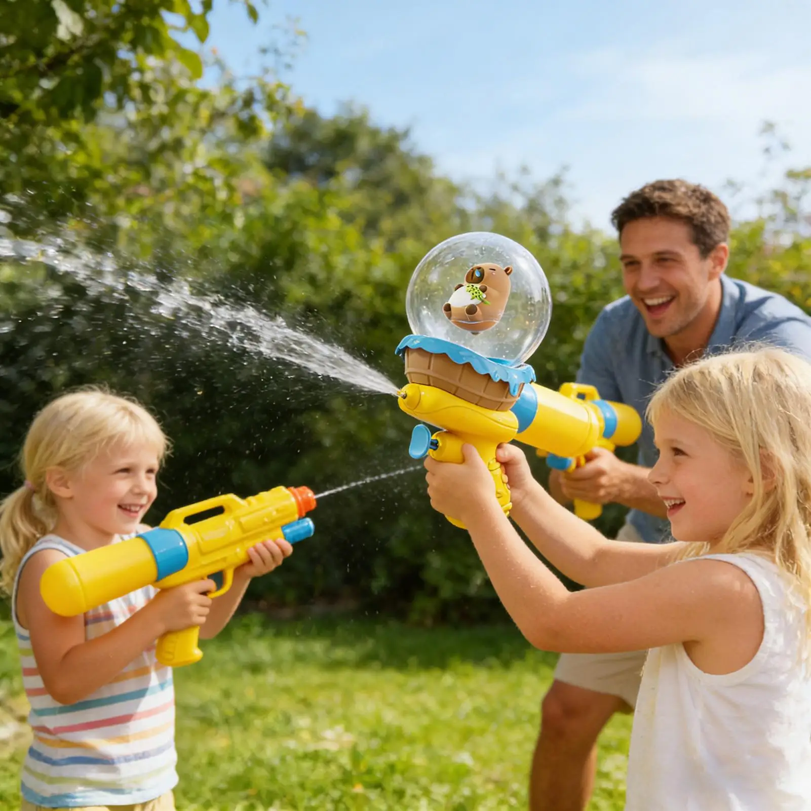 

Водная игрушка-распылитель в виде капибары, мультяшная, маленькая, для пляжных игр, летний водный распылитель для детей, игрушки для бассейна, для улицы, сада, парка, двора