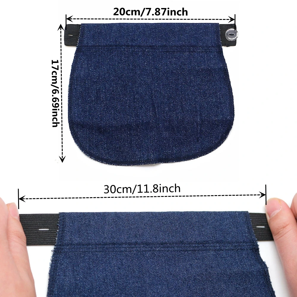 2 PCS Maternity Pants Extender Adjustable Pregnancy Waistband Extender For Pregnancy Women Trouser Extender No Sewing Require