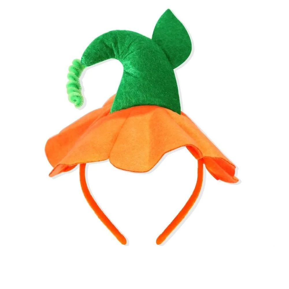 Pumpkin Halloween Pumpkin Headband Spider Ghost Vegetables Halloween Party Hair Hoop Creative Photo Prop