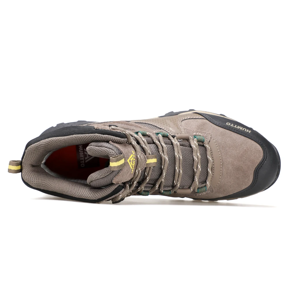 Buty skรณrzane HUMTTO mฤskie botki na platformie Waterproor mฤskie zimowe czarne trampki luksusowy projektant buty robocze bhp