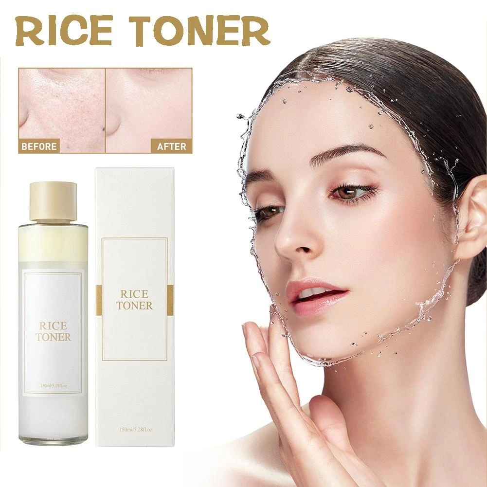 150ml Rice Face Toner Anti-aging Moisturizing Essential Toner Facial Skin Care Brighten Improve Fine Line Korean Cosmetics