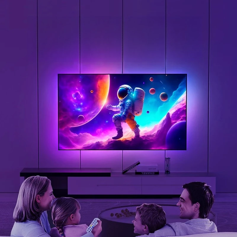 

Rgb synchronized with the screen TV atmosphere light with usb background wall color change screen colorful backlight chasing