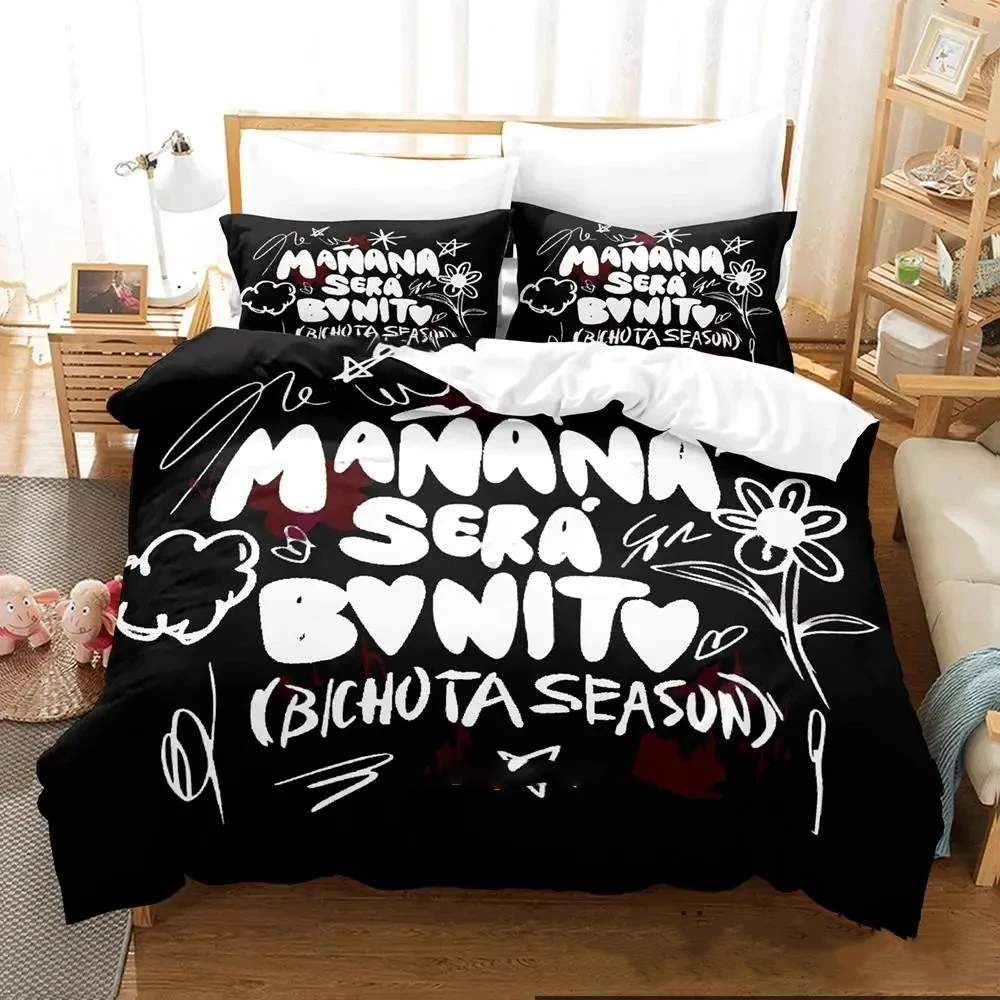 3D Print Karol G Manana Sera Bonito Bichota Bedding Set Boys Girls Twin Queen King Size Duvet Cover Pillowcase Bed boys Adult