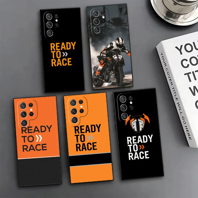 Ready To Race Phone Case For Samsung Galaxy S24 S25 S26 Ultra S23 Plus S22 S21 FE S20 + Edge Pattern Customized Cover