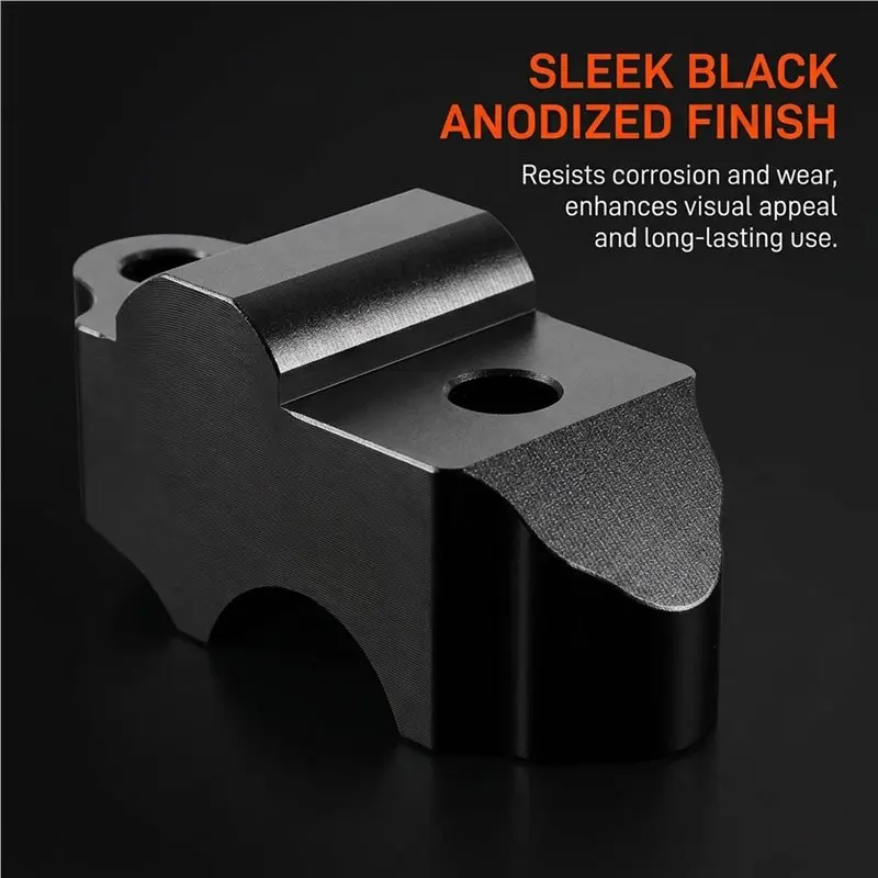 A22F-Motorcycle Handlebar Riser Clamp Mount Handle Bar Heighting Back Move Extend Adapter For BENDA Benda Jinjila 250/350/500