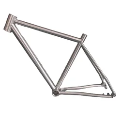 Customized Titanium Alloy Bicycle Frame, Tire Clearance, Bicycle Accessories, Bike Parts, BB68, 45