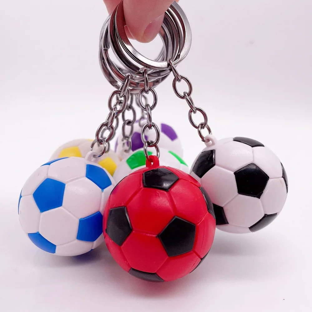 1Pc Fashion Key Ring Keyring For Favorite Sportsman\'s Gift Car Key Chain Sports Keychain Football Basketball Golf Ball Pendant