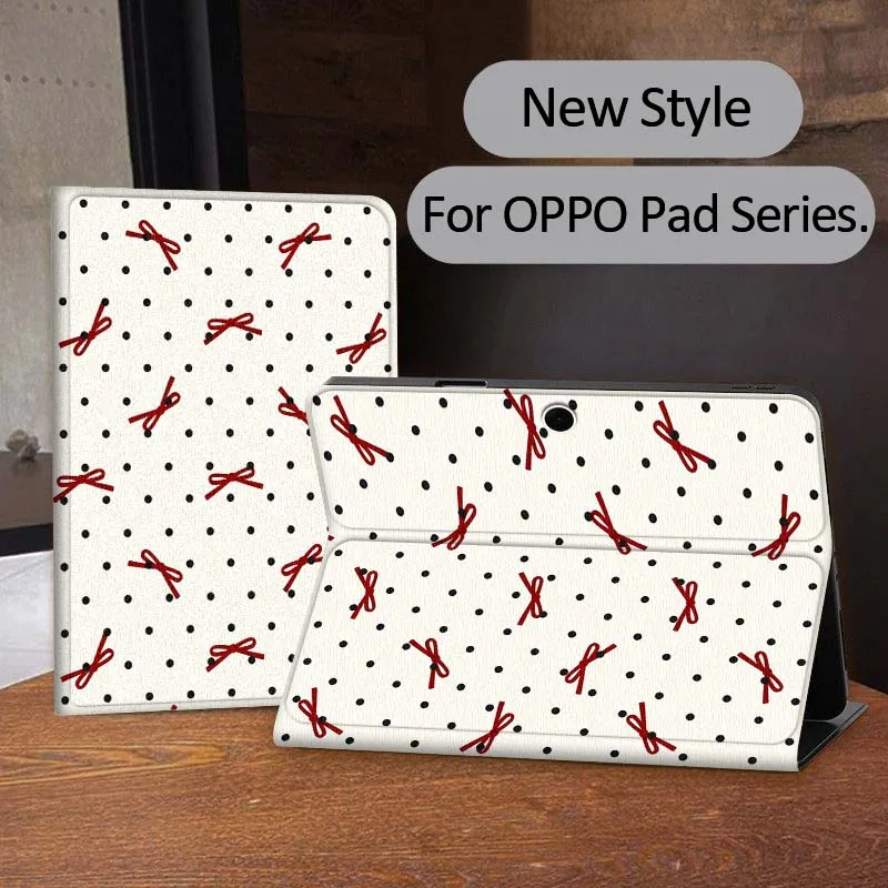 

Small Bowknot Pattern For OPPO Realme Pad 3 11 2 4 Pro Air Neo SE X 11 11.61 11.4 12.1 13.2 Inch Tablet Case
