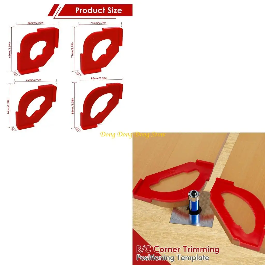 

4xba 4pcs Шаблоны маршрутизаторов.